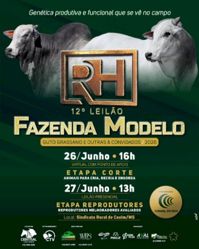 12º LEILÃO FAZENDA MODELO - ETAPA CORTE