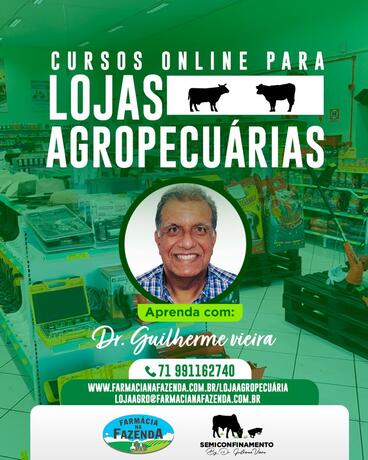 Cursos online para lojas Agropecuárias