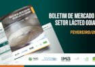 Mercado lácteo goiano registra avanço nos preços em fevereiro de 2026