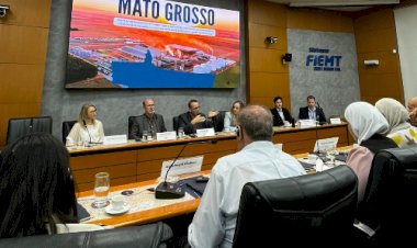 Delegação da Jordânia visita Senai Mato Grosso para estabelecer parcerias estratégicas em formação e tecnologia