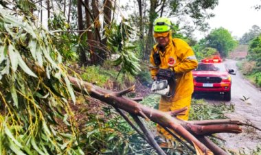Ventos de até 121 km/h e temporais deixam destruição e uma morte no Sul e Sudeste