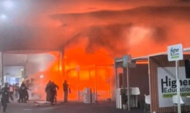 Incêndio atinge pavilhão da COP30, em Belém