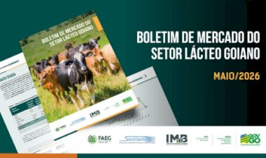 Preços dos derivados lácteos apresentam estabilidade no mercado atacadista goiano em maio
