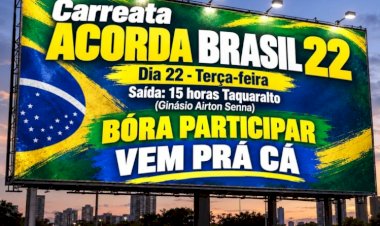 Lideranças do agro realizam carreata “Acorda Brasil” em Palmas