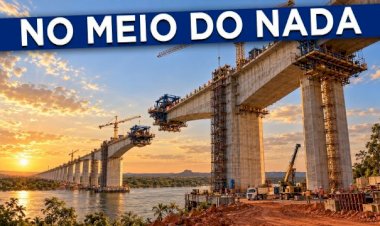 Como estão vencendo o cerrado para construir esta Mega Ferrovia (vídeo)