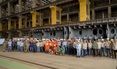 Estaleiro Rio Grande inicia navio contratado pela Transpetro