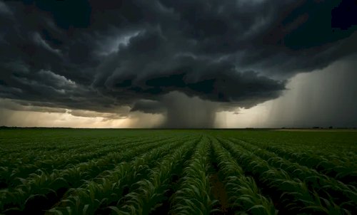 Tempestades avançam pelo Sul e Centro-Oeste com risco de granizo, vendavais e alagamentos