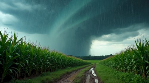 Frente fria provoca chuvas intensas no RS; temporais também atingem outras regiões do país