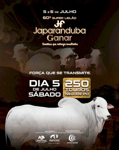 60º SUPER LEILÃO JAPARANDUBA GANAR - MATRIZES NELORE PO