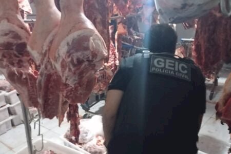 Polícia prende suspeito de vender carne furtada e imprópria para consumo em Luziânia