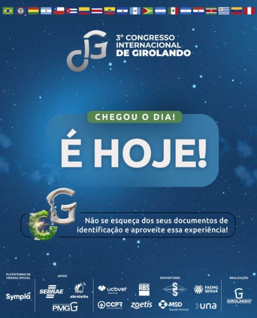 3º Congresso Internacional de Girolando começa hoje em Uberlândia