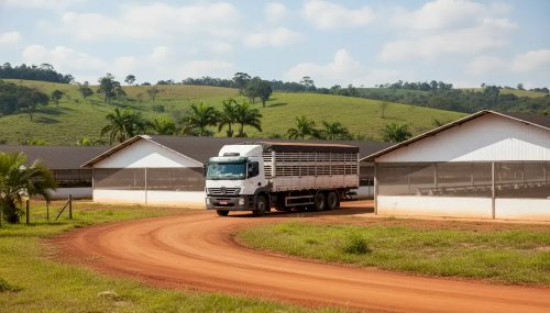 Frango e frete rodoviário, uma combinação que mexe no bolso do produtor