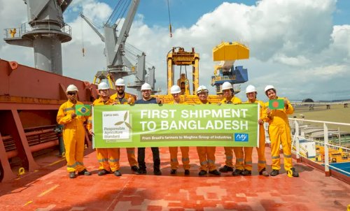 COFCO envia primeira carga de soja sustentável para Bangladesh