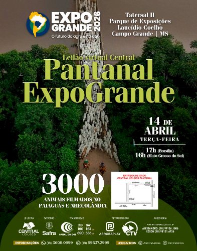 LEILÃO VIRTUAL CENTRAL PANTANAL EXPOGRANDE