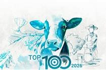 Top 100: entre os maiores, produção de leite chega a 1,29 bilhão de litros em 2025