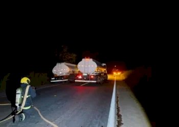 BR-153 é bloqueada após vazamento de gasolina e diesel no norte do estado