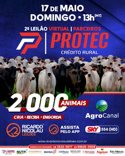 2º LEILÃO VIRTUAL PROTEC CREDITO RURAL