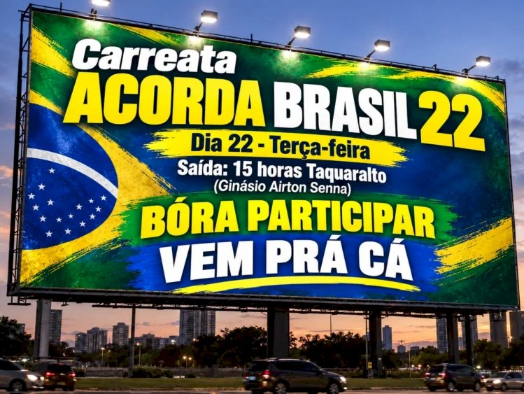 Lideranças do agro realizam carreata “Acorda Brasil” em Palmas