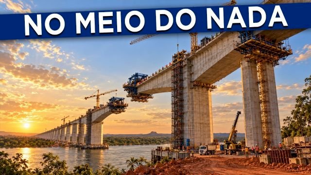 Como estão vencendo o cerrado para construir esta Mega Ferrovia (vídeo)
