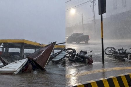 Temporal com ventos de 86 km/h deixa estragos em Jataí; alerta de tempestades inclui 51 cidades de Goiás nesta quarta (30)